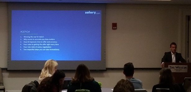 CompAnalystSLRY's tweet photo. Next, our VP of Customer Success, Alex Brandt, shares how having the right data and AI processes can affect recruiting success in your organization #compconnections #data #ai #analytics #compensation #hr https://t.co/w5kTOZoRbF