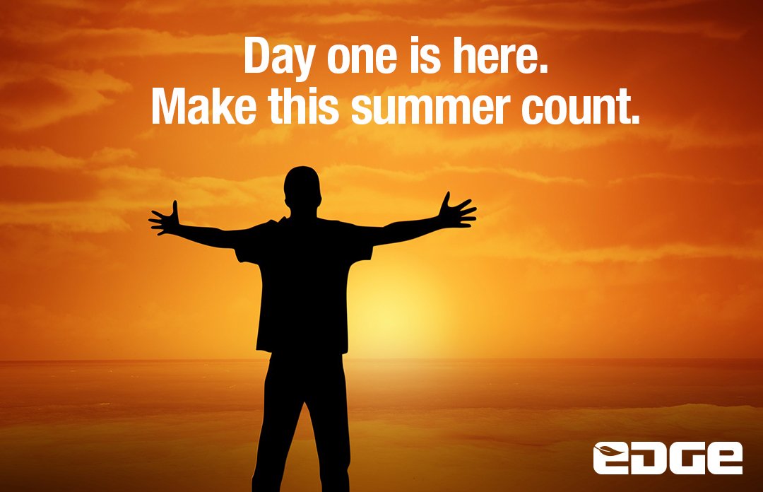 EdgeD2D's tweet image. The days ahead of you are what you make of them. Do what it takes to reach the top! #edged2d #peakseason #dayone #motivationalmonday