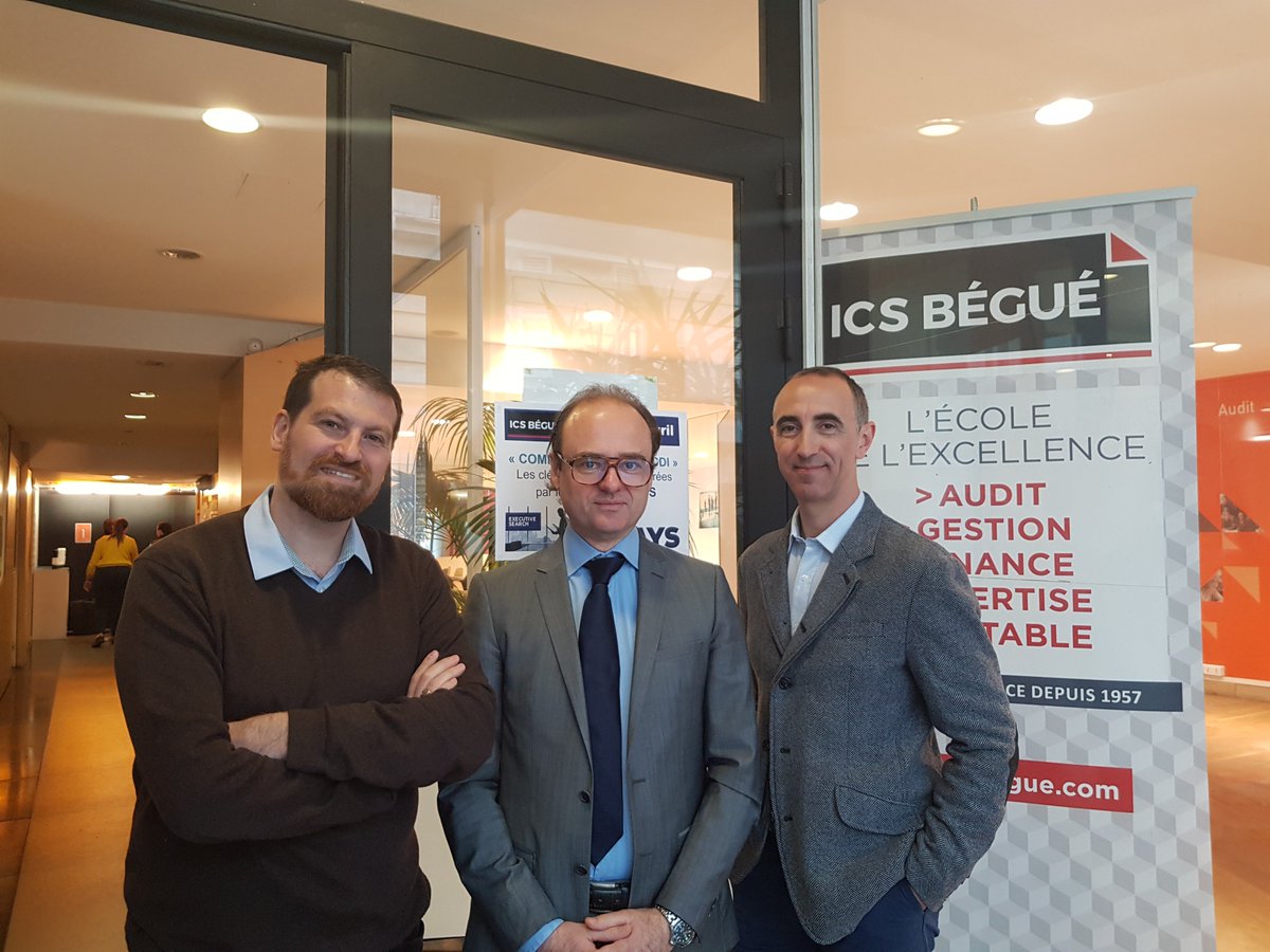 ICS_BEGUE's tweet photo. Intervention du @Hays_France  et du président des #Alumni Monsieur @rlongueville auprès de nos étudiants en #mastères Audit et contrôle de Gestion sur le thème " Signer un CDI " https://t.co/K33lDoUKDr