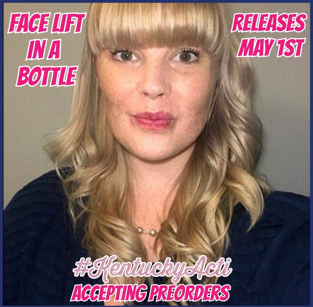Lift those #MondayBlues! A #new #lifting #mask is coming tomorrow! I am taking pre-orders so you don't miss out! This will #sellout! 
Can you guess which side Grace used our new serum on?
#faceliftinabottle #face #facelift #wrinkles #turnbacktime #reverse #skincare #lookyounger