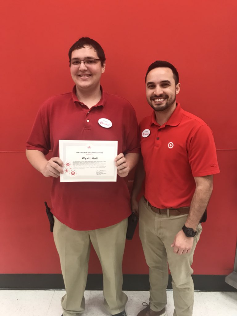 Huge recognition to Back Room TM Wyatt for being April’s Safety Recipient 🥇👏🏼<a href="/KannonfromTGT/">Kannon Robbins</a> <a href="/Vince_Cabias/">Vince Cabias</a>