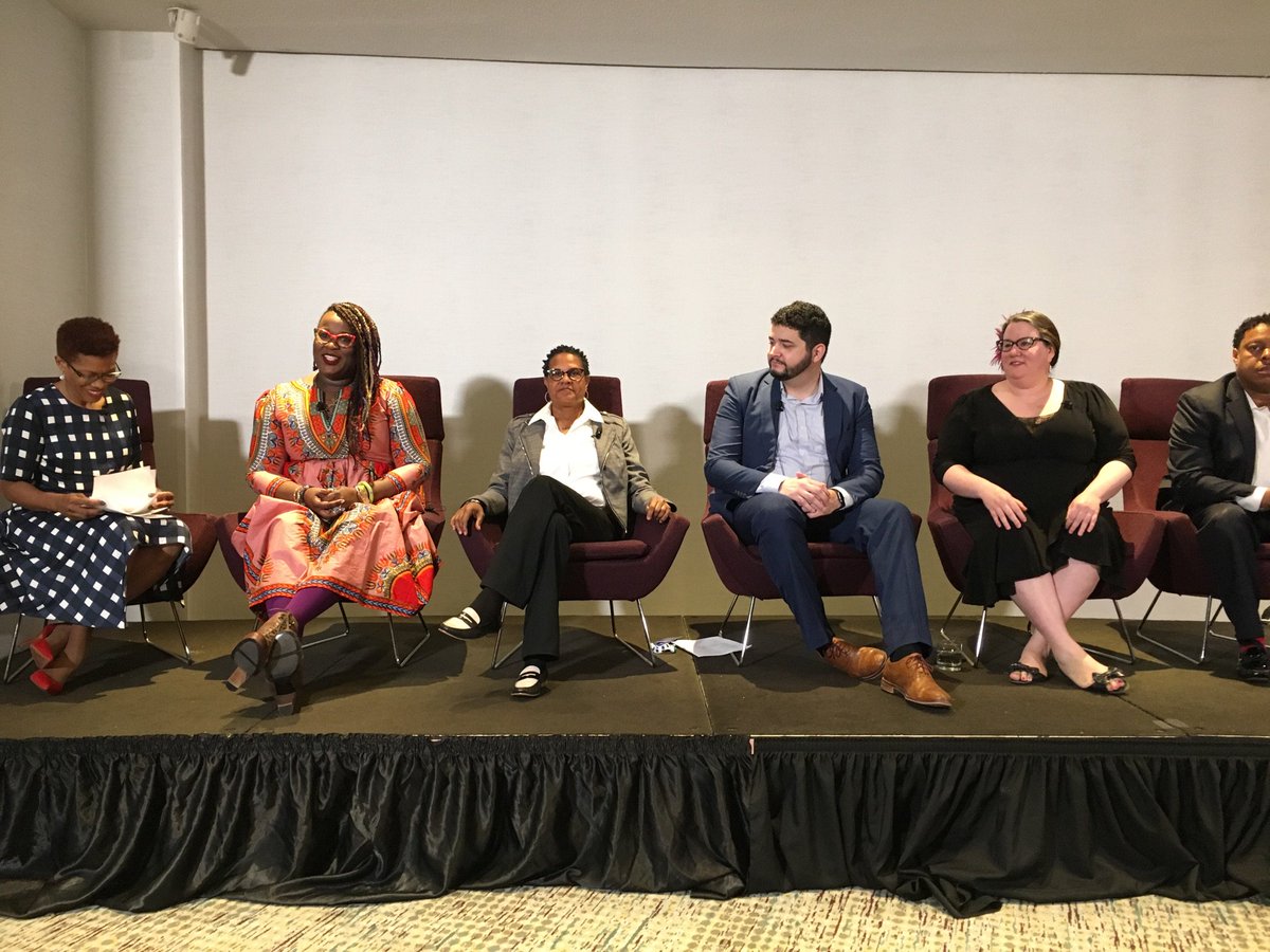 10KSB alumni participating on a small biz panel at the #movingmainstreetforward conference in Detroit this morning. #makesmallbig #10ksbdetroit