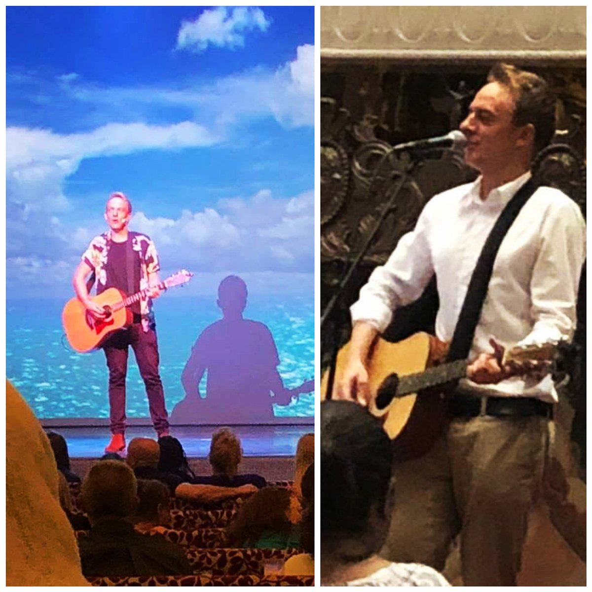 willtierney's tweet photo. Having a blast playing every night onboard :) #carnivalpride #guitarsoloist @CarnivalCruise @CarnivalEnt https://t.co/i24AJqVTXE