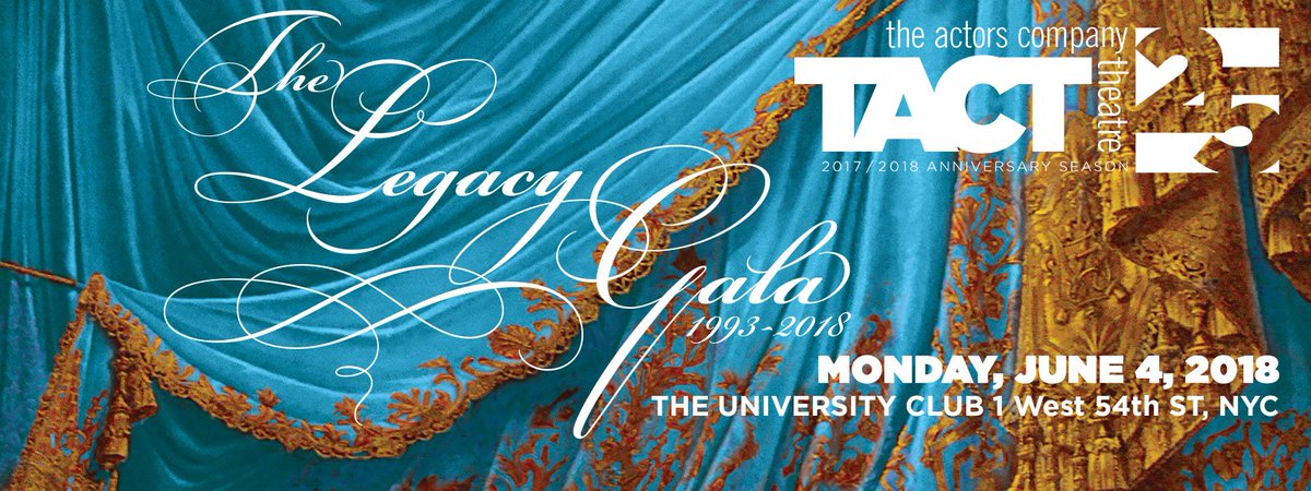 TACTnyc's tweet photo. Celebrate TACT's 25-year legacy at our 2018 Gala on Monday, June 4, at the University Club of New York. Tickets at https://t.co/lceopwI360. https://t.co/aHu03InA2i