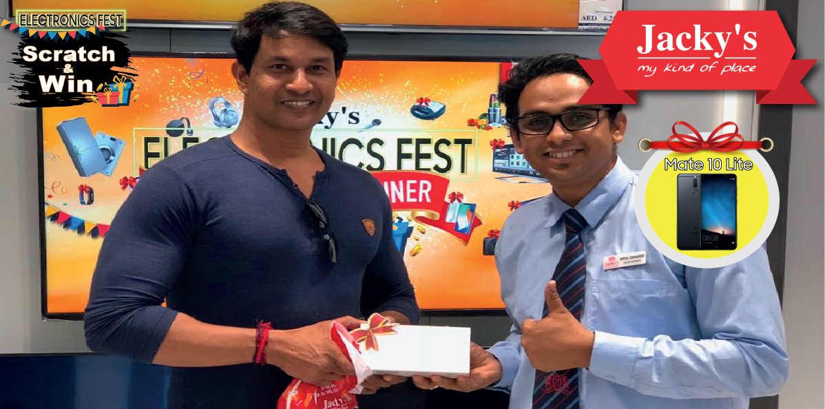 jackysuae's tweet image. Shopping at Jacky's Electronics is always full of surprises! We are so happy to see our customers happy. Televisions, Cameras, Notebooks, Smartphones and more absolutely free on every purchase at Jacky's Electronics
#Jackysmoments #ElectronicsFest