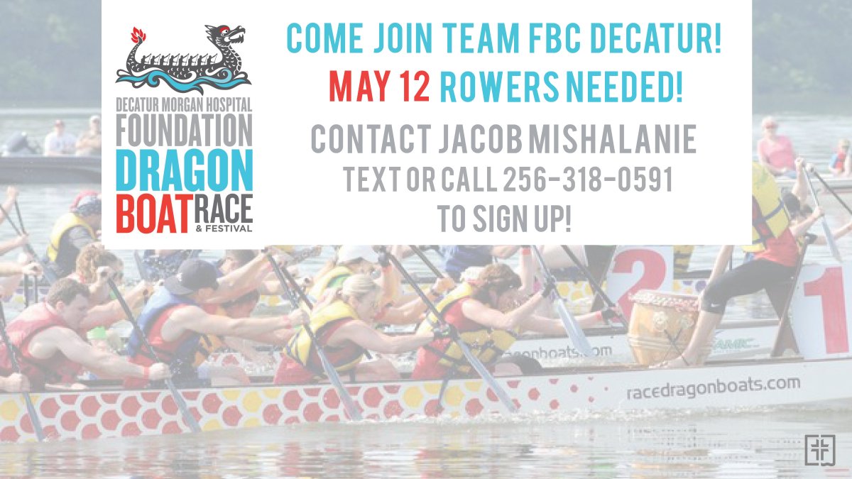 fbcdecatural's tweet photo. Dragon Boat is fast approaching! Join the team! https://t.co/lzZywbR8EO