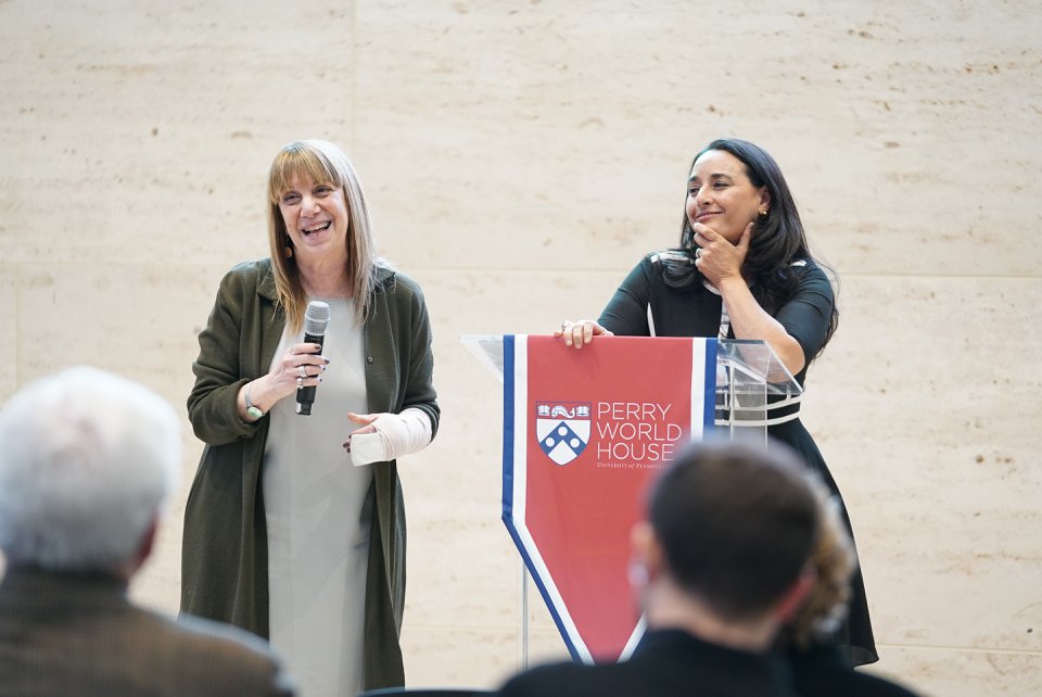 PennGlobal's tweet photo. We are proud to support the launch of @ASCmediarisk! Great work by @bzelizer and her team. Read and view photos from the 3-day event here: https://t.co/Tj3H9YgykS #penntotheworld #theworldtopenn https://t.co/nWU5EI6I85