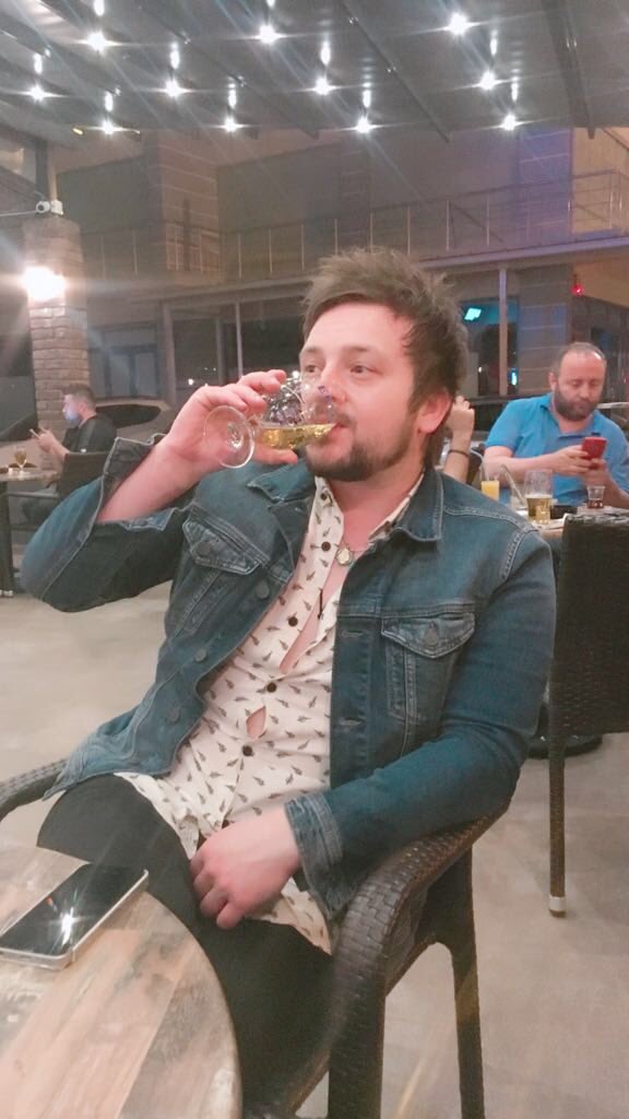 drums_jay's tweet image. Enjoying a bev in the land of Turkey 🇹🇷