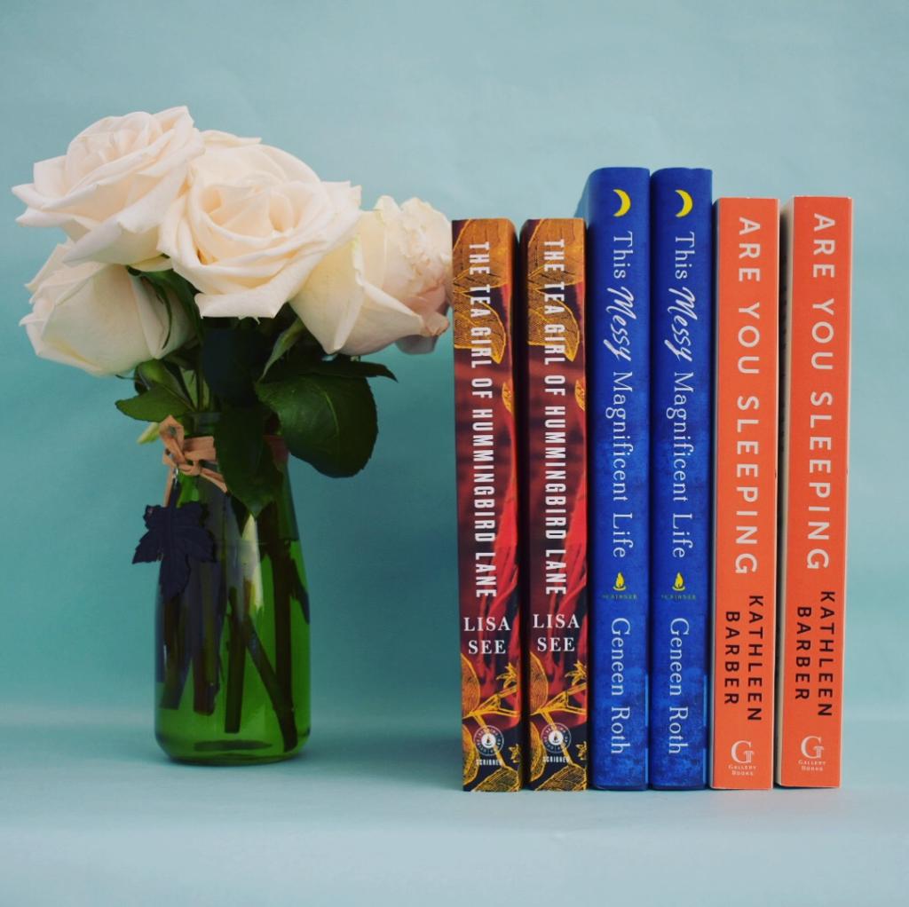 simonschuster's tweet photo. #MothersDay✨ #giveaway alert!✨
Check out our Facebook page to enter for a chance to win 2 copies of one of these titles so you and your mom (or you and your child!) can enjoy a mini #bookclub of your own: https://t.co/p1Z794W7gs #GetMomLit @Lisa_See @katelizabee @GeneenRoth https://t.co/f8rPztCn8y