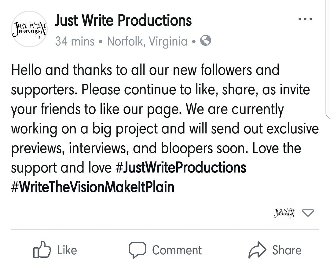 JWProductions_'s tweet photo. #JustWriteProductions #WritrTheVisionMakeItPlain https://t.co/RivRbrvhD7