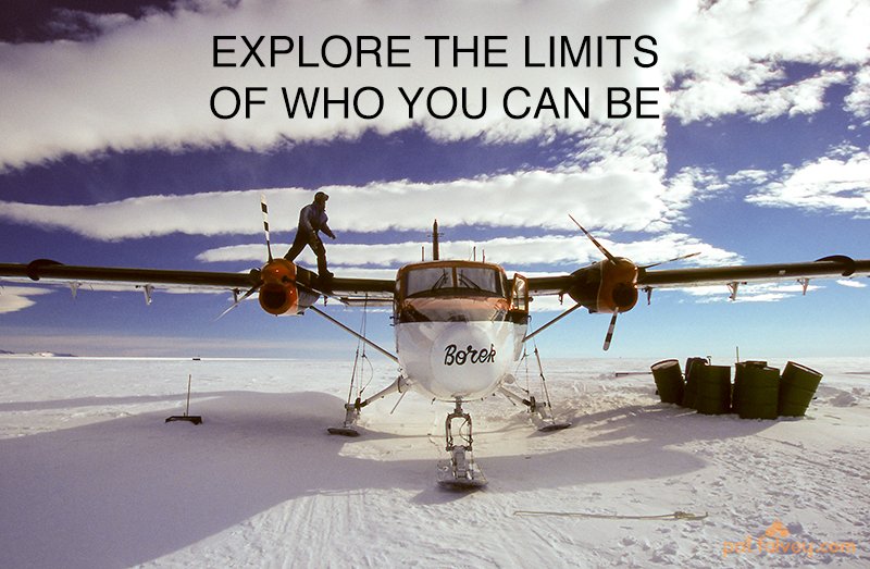 Refuelling a twin otter in Antarctica 
#WednesdayWisdom