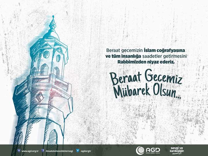 Berat gecemiz mübarek olsun.