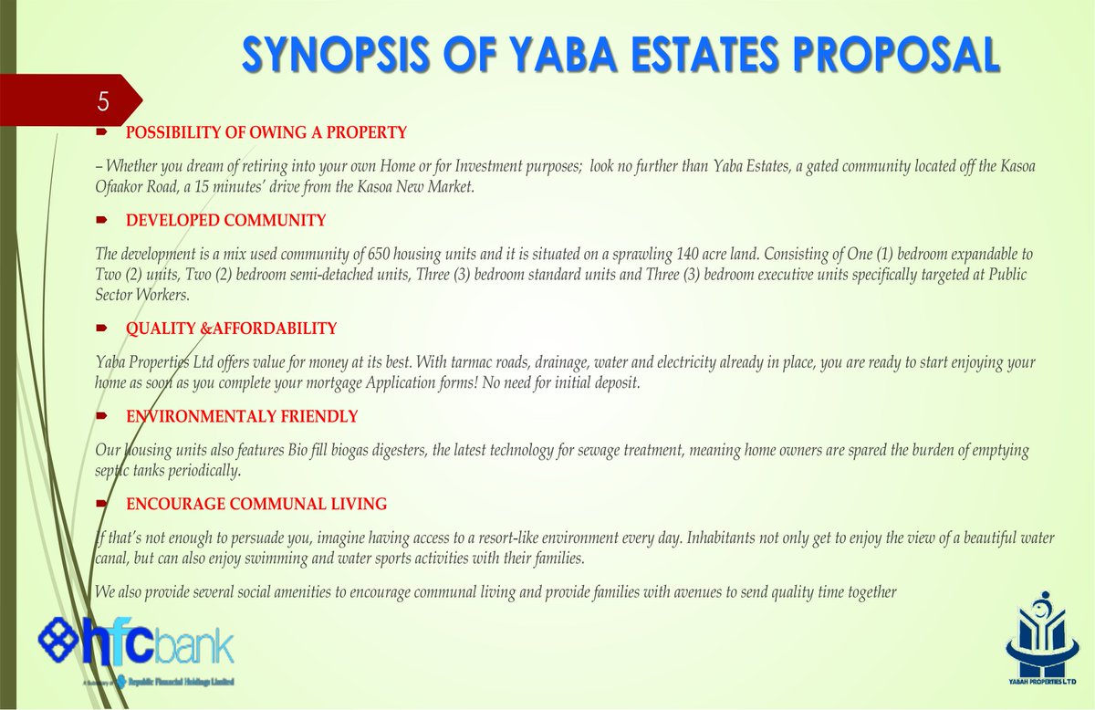 CONTACT YABAH PROPERTIES ON 0242639948