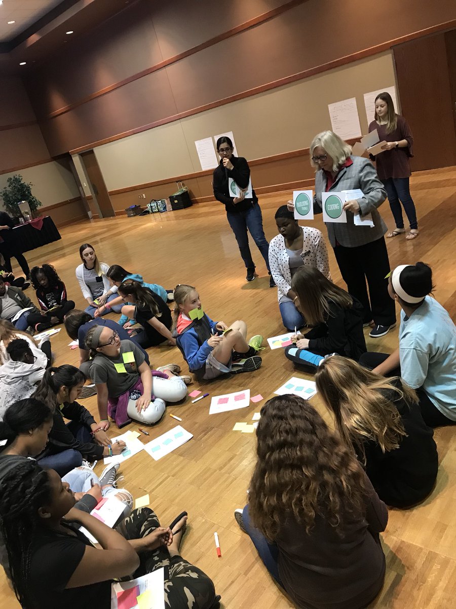 AStateERZ's tweet photo. Fun morning @ArkansasState w/ @JPSHurricane 6th grade students. #futureredwolves https://t.co/FSiFkAxc3Z