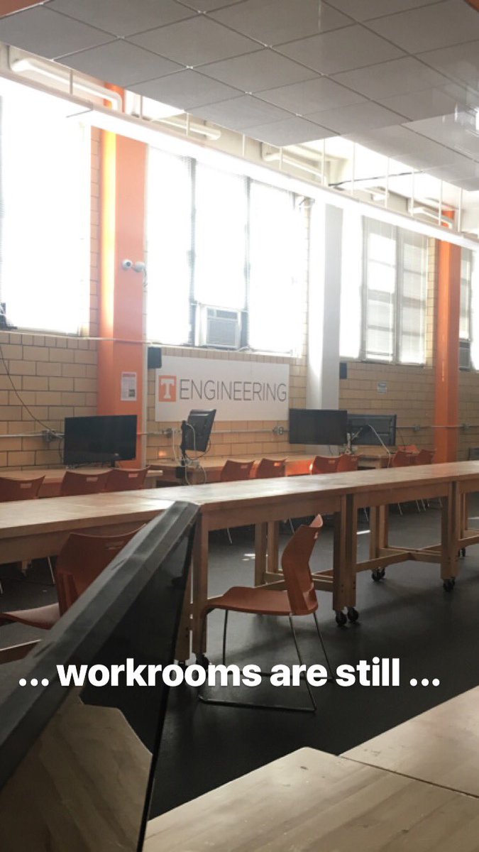UTK_TCE's tweet photo. Looks like #studyday is in full effect. Quiet on the engineering side of The Hill. https://t.co/C4F27XKFhi