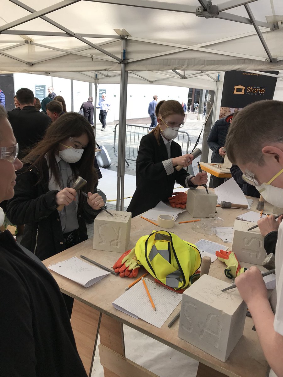 scottradbuild's tweet photo. Interested in a career in a traditional building trade? Come along to the traditional building skills demo outside @wtr_trust on Sauchiehall Street for day 2 of our event. @CITB_Scotland @TheNFRC @StoneFederation @WestCollScot @CofGCollege @GlasgowHeritage https://t.co/yz3PfVwz91