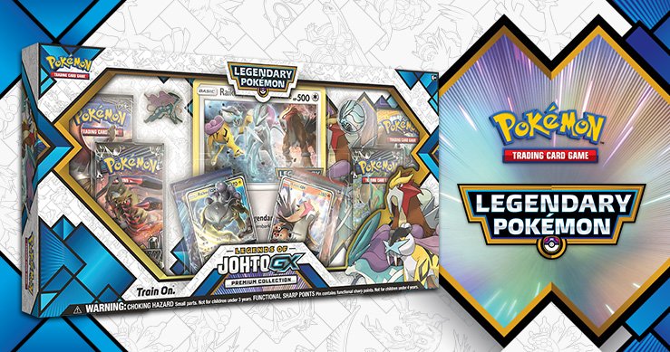 Raikou, Entei & Suicune Legendary Jumbo Pokemon card