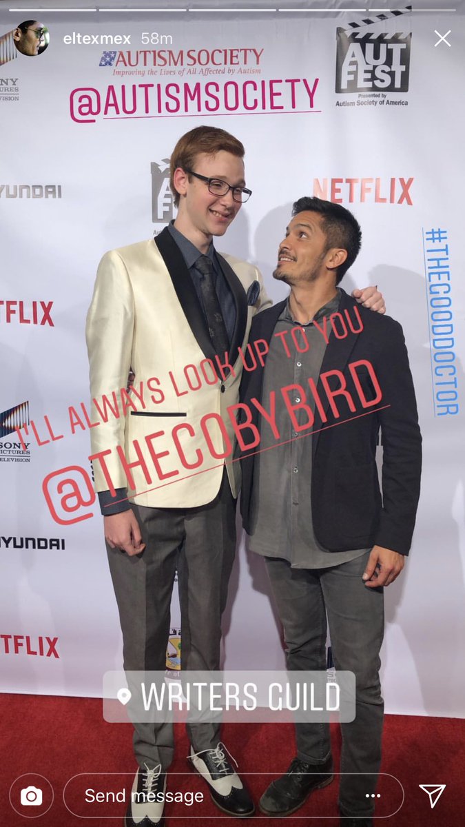 No matter how tall I get <a href="/IamNickGonzalez/">Nicholas Gonzalez</a> , I will ALWAYS look up to you. Professionally but even more personally. You treat everyone you come in contact like they matter. You are a Truly talented actor and I’m so glad to call you my friend. Also, this picture is the best