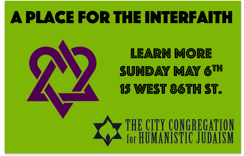 Humanisticjew's tweet photo. Want to learn more about how #HumanisticJudaism incorporates both science and heritage into beliefs? Curious as to what #CityCongregation can offer your interfaith family? Come meet our community and learn more at either one of our Open Houses, scheduled for May 6th and 20th! https://t.co/hSOn16XQoC