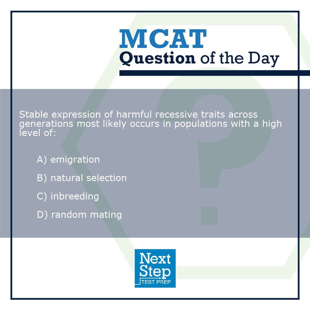 Blueprint Mcat On Twitter Oh Hello Monday Try Today S Mcat Questionoftheday For Answer And Full Explanation Https T Co Sue2sa91f4
