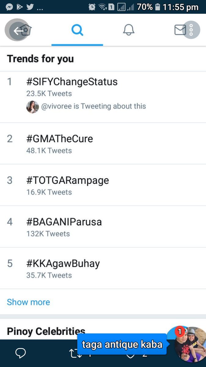 Nheneloves's tweet photo. Yeeeee good job Aj and ate janice hehehe
#SIFYChangeStatus https://t.co/0GjwtMq3f1