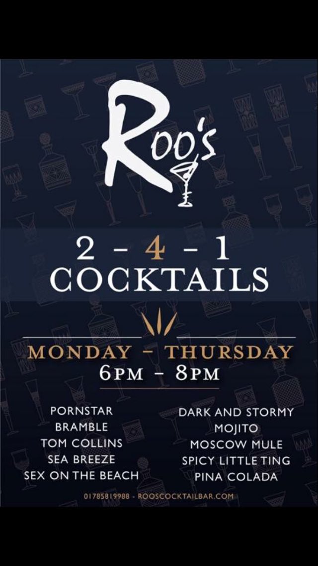 Roo's Cocktail Bar and Grill tweet media
