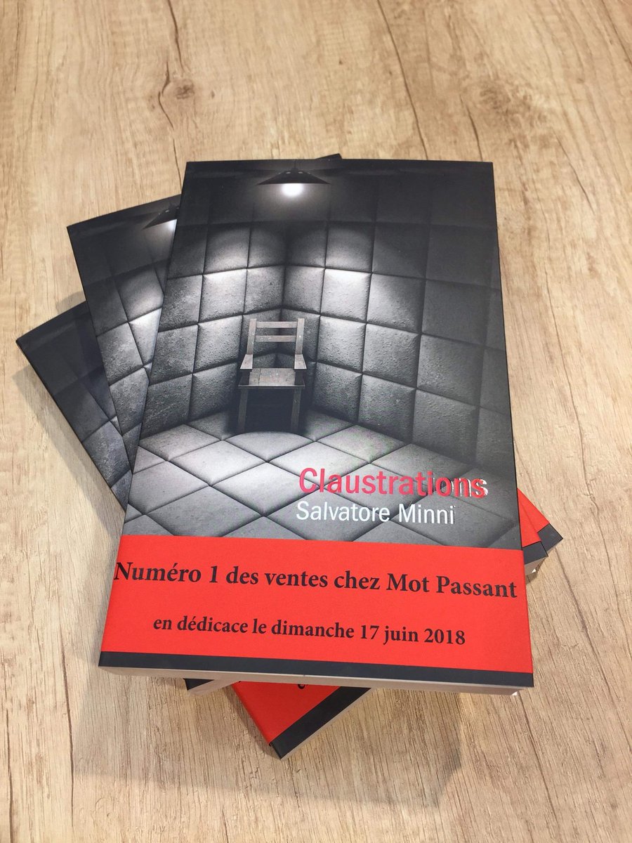 Sal_Min13's tweet photo. Quand ton roman est numéro 1 des ventes dans la librairie où tu étais et restes client avant tout! 🤩😍 Merci!!! #Claustration #numéro1 #top #classement #ventes #coupdecoeur #thriller #polar #roman #BookLover #suspense #psycho #livre #like #novel #lecture #addict #francophonie https://t.co/zqnV2MdRyK