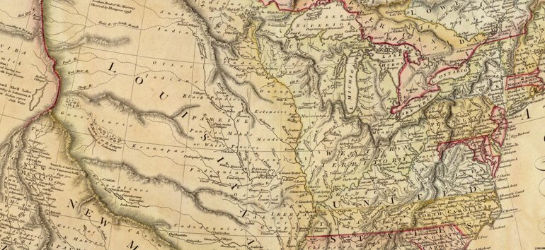 FamilyTreeMag's tweet photo. The Louisiana Purchase was finalized #OTD in 1803. Check out this map to see how the United States doubled in size thanks to this single agreement! #OldMapMonday https://t.co/7h3zQesufu https://t.co/J9C95kKRnc