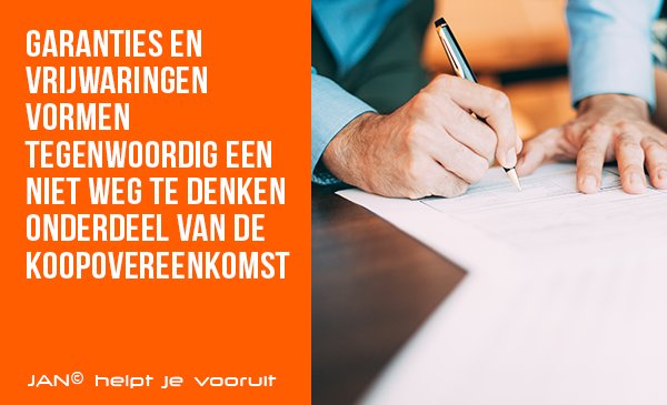 Door garanties en vrijwaringen op te nemen wordt gestreefd naar een redelijke verdeling van de risico’s bij de verkoop tussen koper en verkoper. ow.ly/uvZV30jE40f #koopovereenkomst #garanties #vrijwaringen #risico #ondernemen