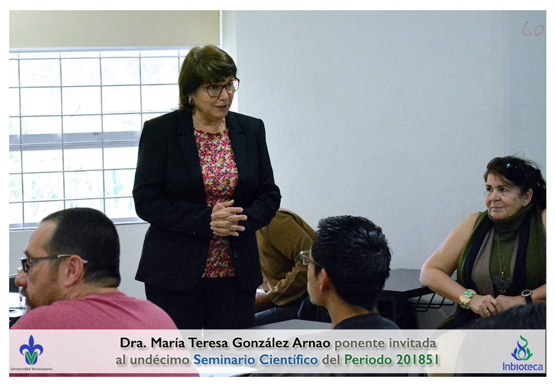 inbioteca's tweet photo. Undécimo seminario científico #MCEB #DCEB @inbioteca del periodo 201851. Invitada: Dra. María Teresa González Arnao
https://t.co/9HIBulMFPw https://t.co/HBCZv2ha6A