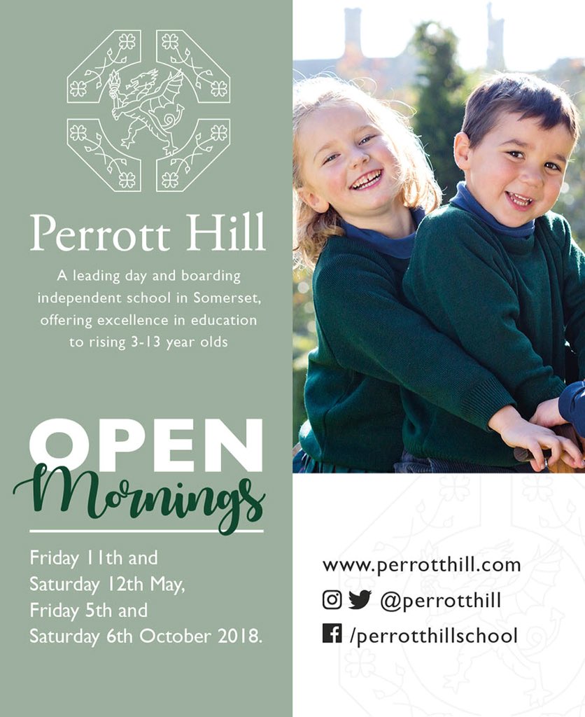 Interested in seeing our school in action and meeting our new Headmaster for September, Alex McCullough, and his wife Helen? Please come along to our next Open Mornings, taking place on Friday 11th and Saturday 12th May. Please email admissions@perrotthill.com to book.