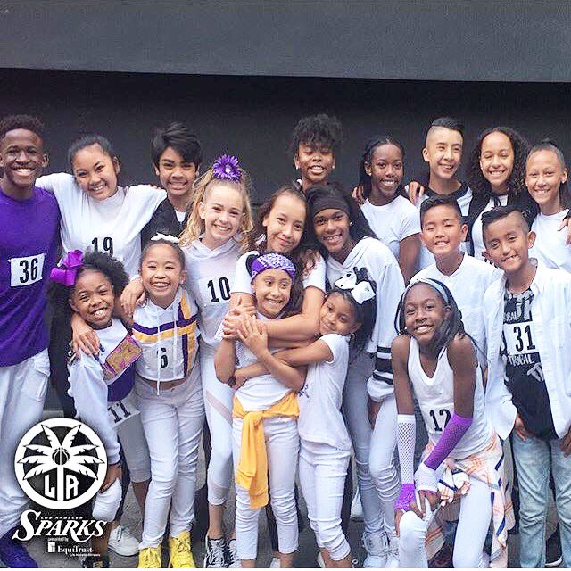 CONGRATULATIONS to the 2018 <a href="/la_sparkids/">SparKids</a> 🙌🏼💜💛🏀 Excited to start this season with everyone. THANK YOU <a href="/la_sparks/">La famille Sparks</a>  <a href="/la_sparkids/">SparKids</a> @gogalit 🙏🏼🙏🏼💜💛 THANK YOU to all who continue to support and follow my journey 🙏🏼🙏🏼 Much love 💙💙 #congratulations #iamaverylopez