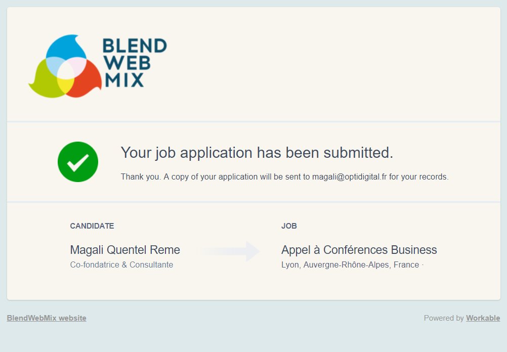 magali_qr's tweet photo. Candidature à conférence Blend : Done!
#LCDW #BlendWebMix #MaintenantJeFlippe https://t.co/CvCD1hm1o7