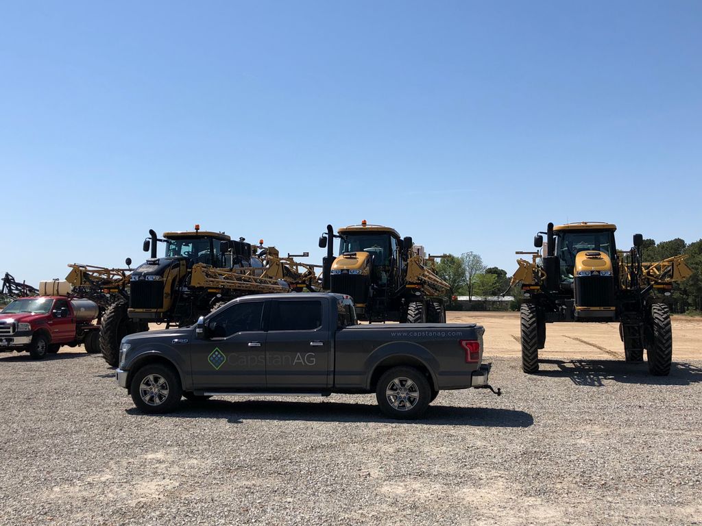 CapstanAg's tweet photo. 3 #RoGator’s with #PinPoint all checked out and ready to work at #FrenchAgriServices in Jonesboro, AR!
#CapstanAG #ReadytoSpray #Spray18 https://t.co/u3w69TBAgD