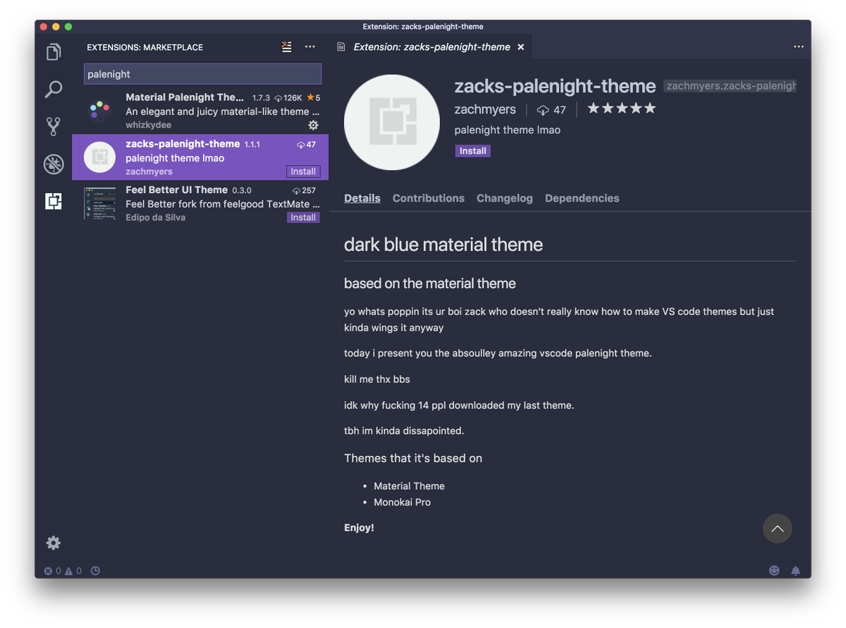 Anyone looking for a new #vscode theme? 😂😂😂