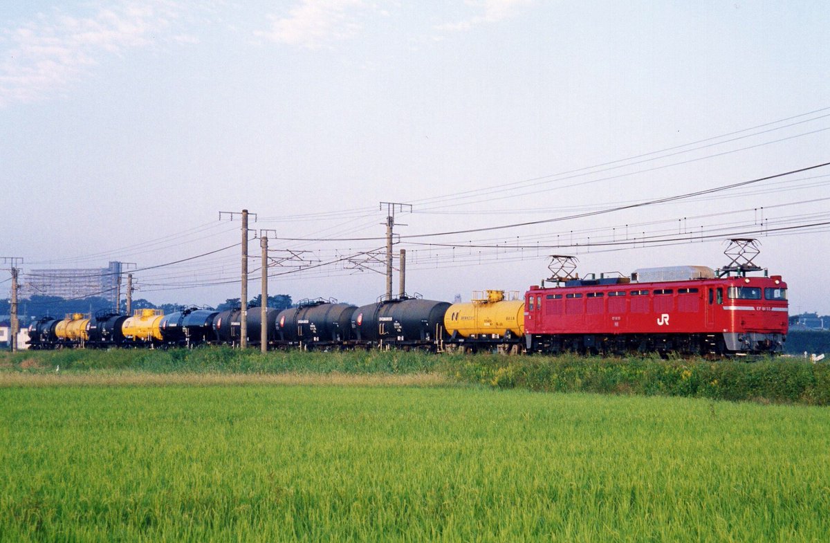 #55号機の日
EF81-55牽引の貨物列車
取手～藤代
2000.10.14