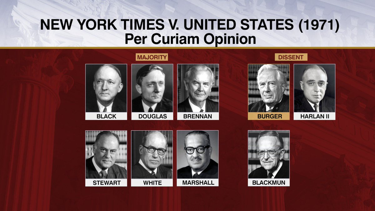 Cspan On Twitter Landmarkcases New York Times Vs United States 1971 9pm Et On C Span Https T Co Eujdzpg2fj Scotus