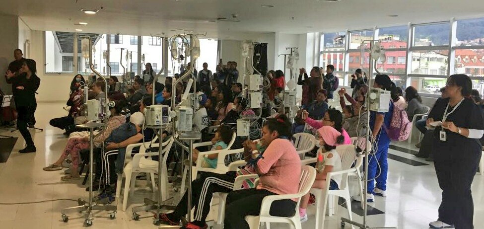 Concierto del Centro Filarmónico Fundación Hospital De La Misericordia, en el marco de la celebración del día de la Niñez.