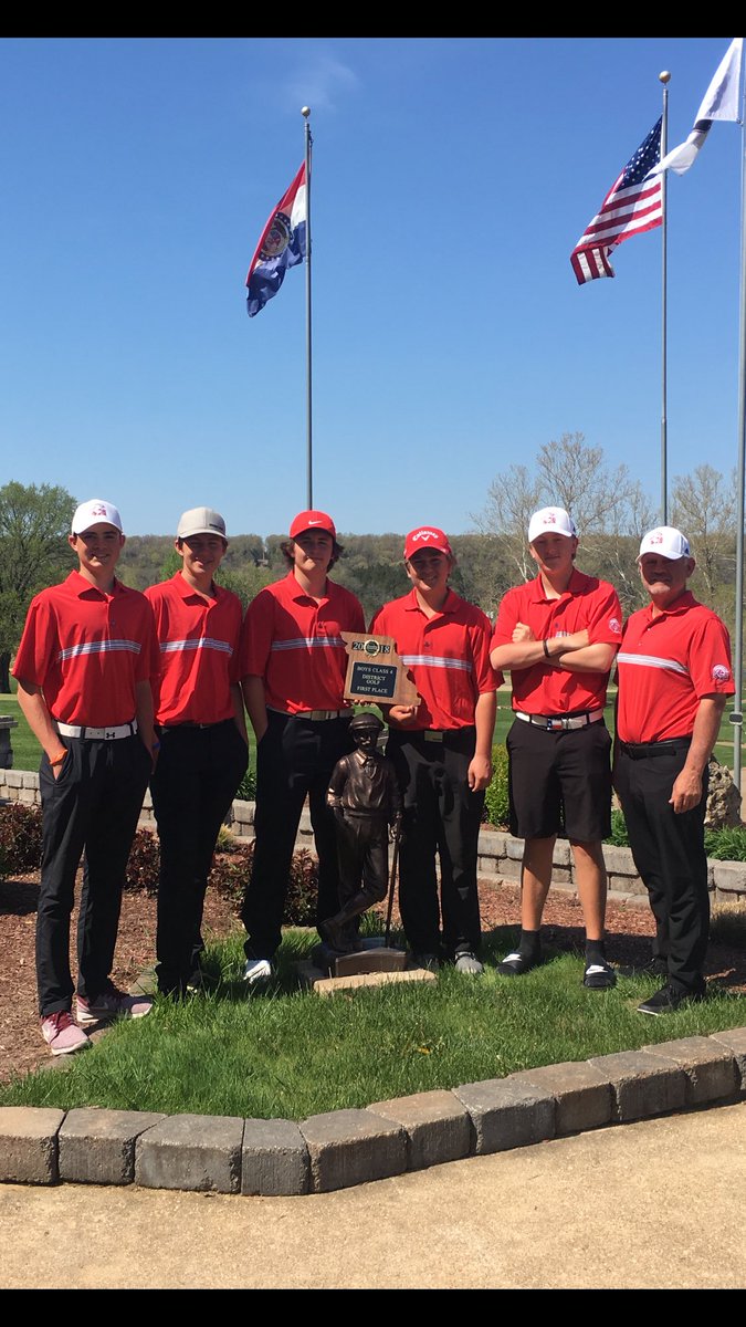 Falcons Win 2018 Districts with 311 total. Luke Ogden shared Gold Medal honors with 77, Dawson Meek, Conner Obert &amp; Jonathon Dixon shared Silver Medal with 78’s.Colyer Kuntz 94