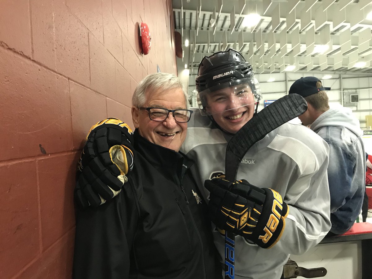 Kyle Ireland (@kyleireland_) on Twitter photo During a stoppage in play on Sunday at the <a href="/NBuccaneers/">Nanaimo Buccaneers</a> Spring Camp <a href="/Lucwilson5/">Luc wilson</a> came to the bench to say goodbye to Phil Levesque. #VIJHL During a stoppage in play on Sunday at the <a href="/NBuccaneers/">Nanaimo Buccaneers</a> Spring Camp <a href="/Lucwilson5/">Luc wilson</a> came to the bench to say goodbye to Phil Levesque. #VIJHL