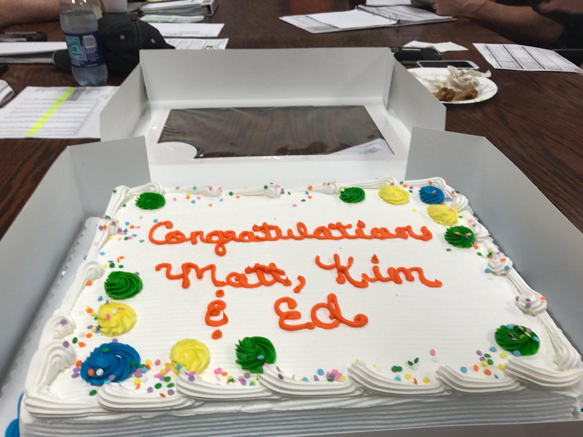 Congrats to Matt, Kim and Ed on their milestones, all over 25 years. <a href="/KimLempke/">Kim Marie</a> <a href="/coc121461/">Chris Catalina</a> <a href="/DanielleKida1/">Danielle Dion Korell</a>