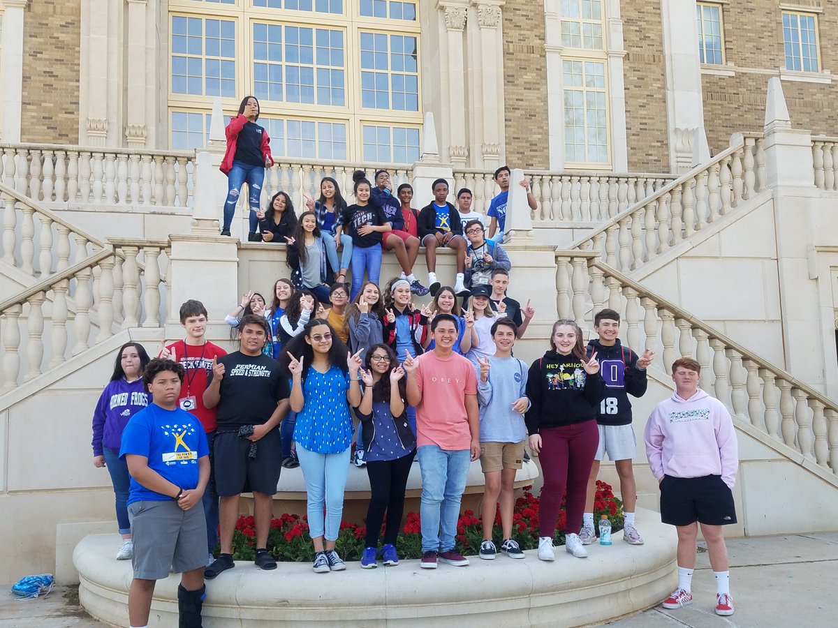 #GoNimitzAdmirals 8th grade AVID students touring @TexasTech_U