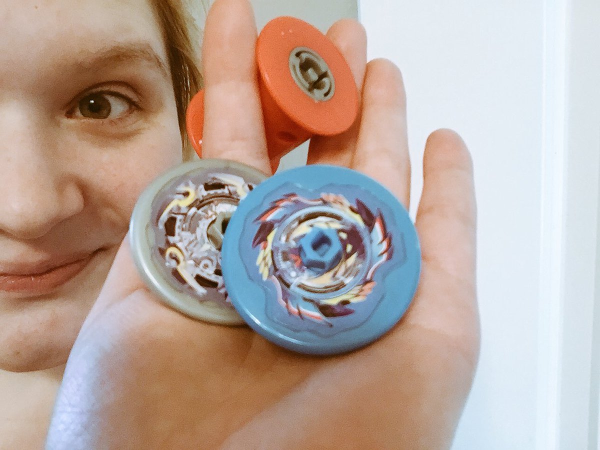 Sorrellove's tweet photo. Got my hands on these super cute #BeybladeBurst toys at #subway today!! So happy!! Love the little decals and all! #collector #toycollector #beyblade #beybladeburst #beybladeburstevolution #beybladecollection #toycollection https://t.co/IHdH60ANDz