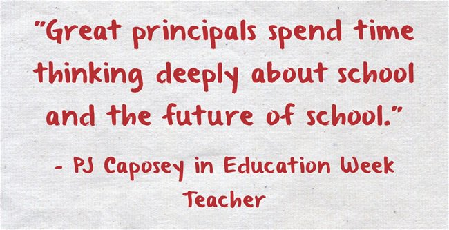 educationweek's tweet photo. Being a principal means "spending time each day building relationships." 
https://t.co/tsR4mA9u68 #ewopinion https://t.co/Iq60ZZ21Lj