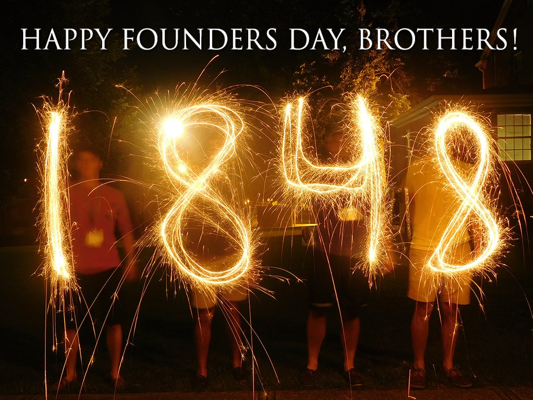 Happy Founders Day, brothers! #PressOn170