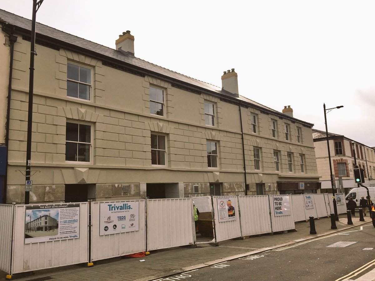 MrsRJenko's tweet image. Lovely to get out &amp;amp; see progress on @EllisCunliffe project in Aberdare. A listed building being sympathetically converted to create 12 homes @WeAreTrivallis &amp;amp; g/f retail. These projects may be more complex, but worth it as they have such a positive impact on the town 👷🏻‍♀️