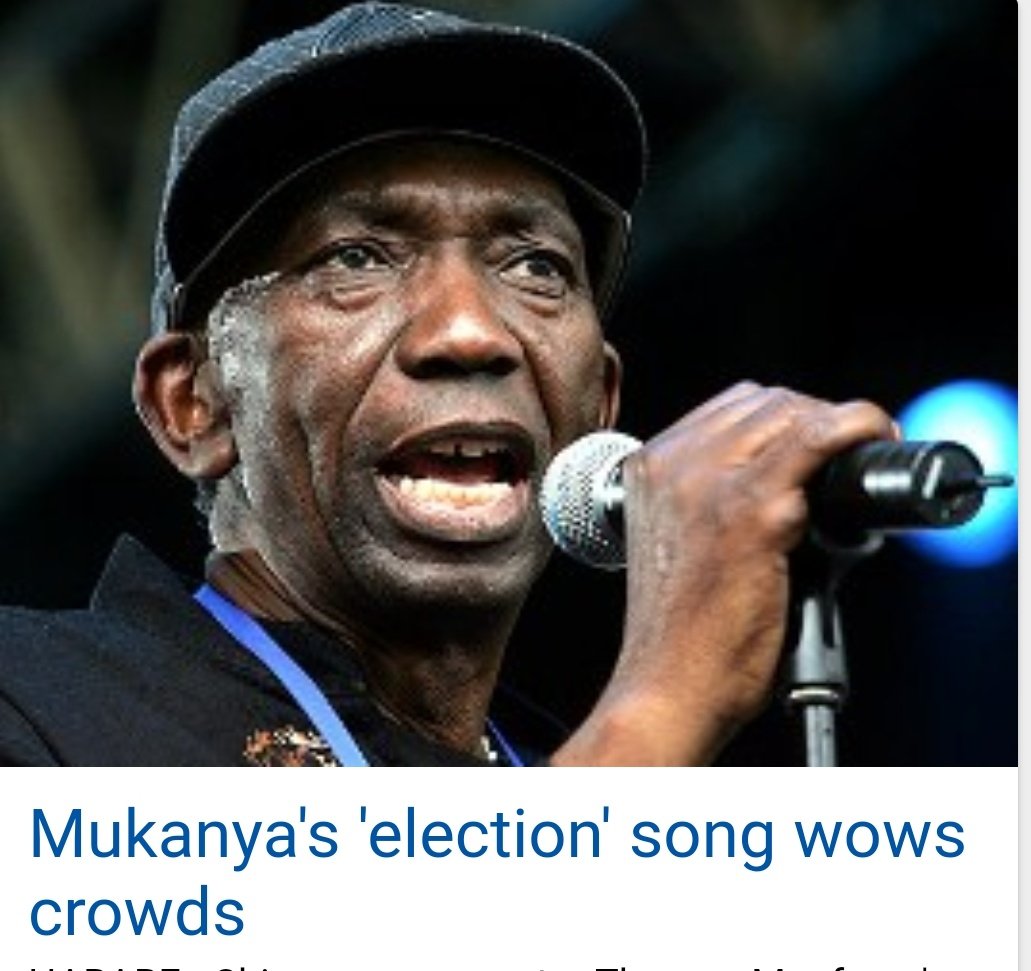 ProfJNMoyo's tweet photo. CHAUYA CHAUYA
Thomas Mapfumo, 2018
Move Over Jah Prayzah, 2017
FROM KUTONGA KWARO
TO KUTONGWA KWARO
#2018AllOut
N.B: @nqabamatshazi I hear you. The past is not dead. There's some unfinished business for truth & reconciliation!
https://t.co/Fv9qxxUP6R https://t.co/mUFQwmXVqr