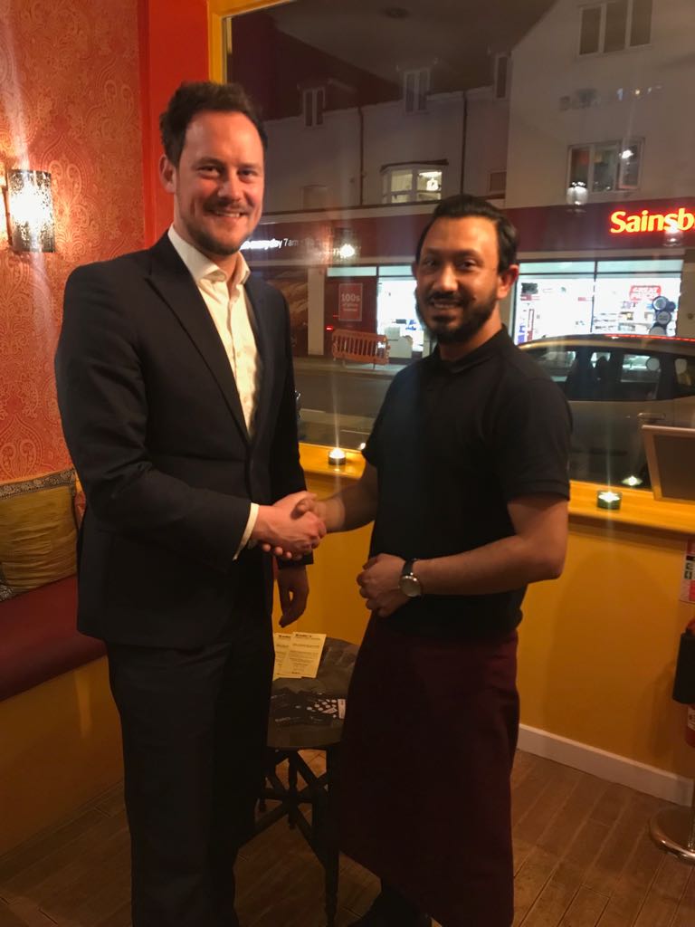 KadirsIndian's tweet photo. Stephen Morgan MP visited us again recently! We enjoyed his company and we hope he enjoyed our dishes 🙌🏽
#portsmouth #stephenmorganmp #southsea #albertroad #restaurant #takeaway https://t.co/TAdgdvxLDt