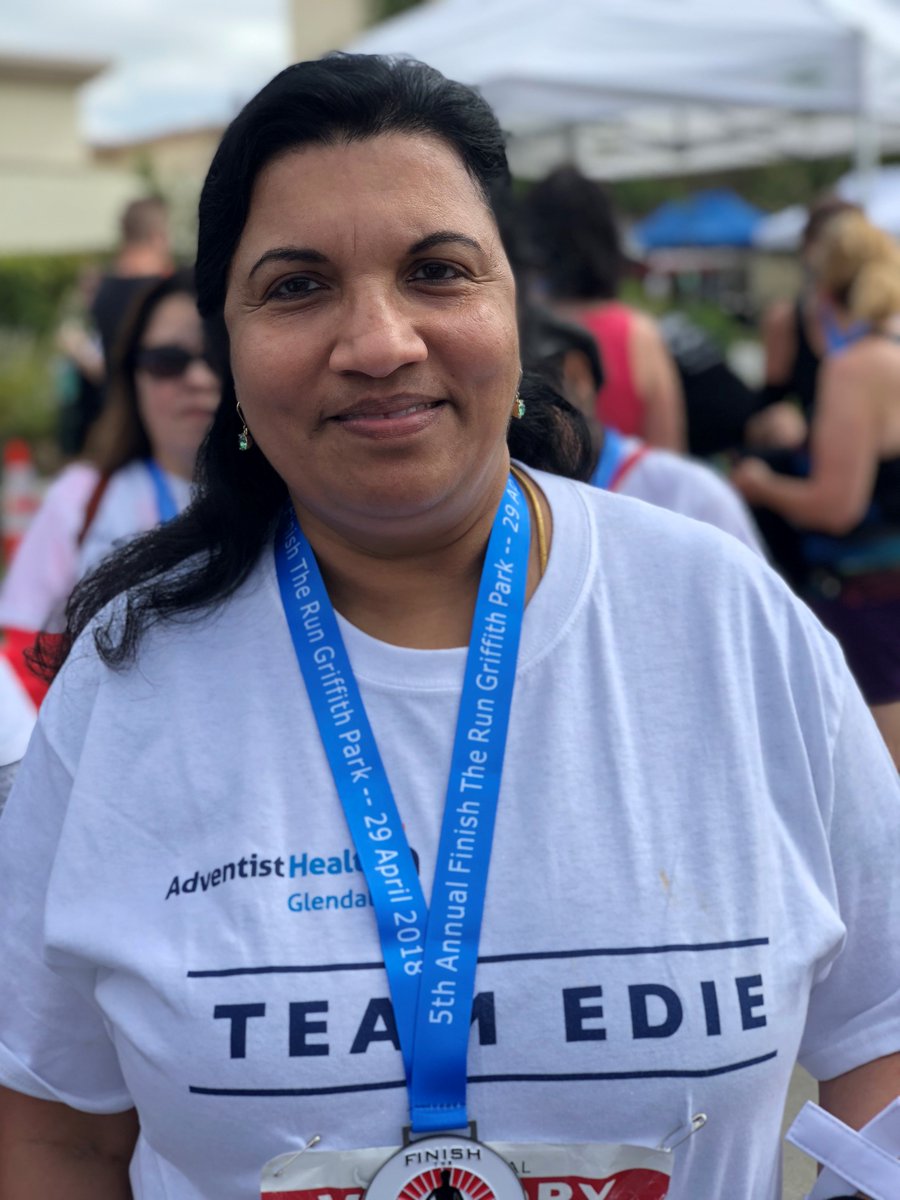 HeatherJRuiz's tweet photo. Suma from CICU representing Team Edie! #LivingOurAHMission https://t.co/gaVhAoQh7H
