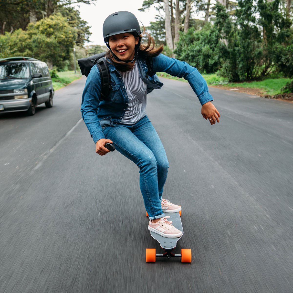 BoostedBoards's tweet photo. Using data from years of in-house R&D and rider feedback, we’ve built Boosted Plus from the ground up. Every component is designed and engineered specifically for long-term demands of electric skateboarding. Boosted Plus, the new classic! #BoostedBoards #BoostedPlus #ClassicRide https://t.co/rm7zauLfEh